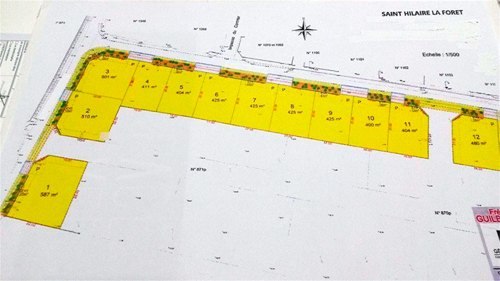 Terrain à vendre proche de la plage en lotissement sur Les Sables d’Olonne